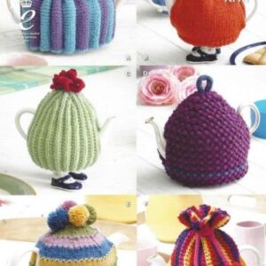 King Cole DK Knitting Pattern Tea Cosies 9014
