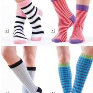 King Cole 4ply Knitting Pattern Socks 5882