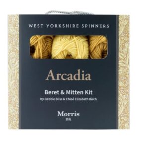 West Yorkshire Spinners Morris DK Arcadia Beret & Mitten Kit Yarn and Pattern