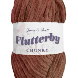 James C Brett FLUTTERBY Chunky Knitting Wool Yarn 100g B50