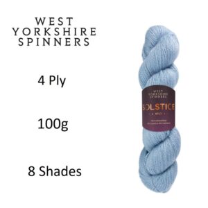West Yorkshire Spinners Solstice 4ply Knitting Wool Yarn 100g