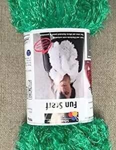Schachenmay SMC Fun Scarf/Boa Wool/Knitting Yarn 150g Green 0070