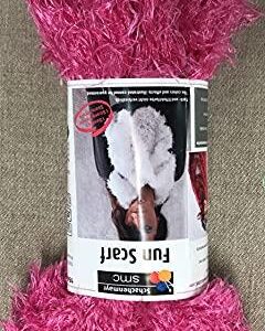 Schachenmay SMC Fun Scarf/Boa Wool/Knitting Yarn 150g Pink 0036