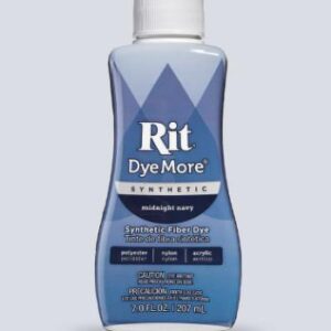 Rit DyeMore Synthetic Fabric LIQUID Dye - Midnight Navy