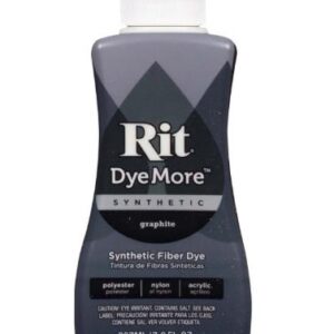 Rit DyeMore Synthetic Fabric LIQUID Dye - Graphite