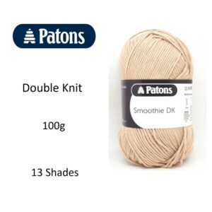 Patons Smoothie Double Knitting DK Wool Yarn 100g