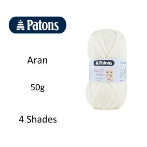 Patons Baby Smiles Fairytale Fab Aran Knitting Wool Yarn 50g