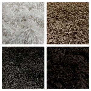 Super Luxury Faux Fur Fabric Material MONGOLIAN LAMB