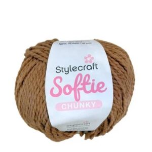 Stylecraft Softie Chunky Knitting Wool Yarn 100g 10126 Mocha