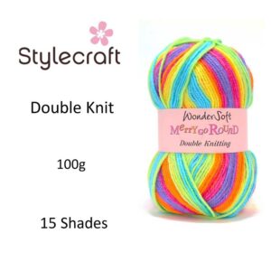 Stylecraft Merry go Round DK Double Knittting Wool Yarn 100g