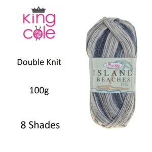 King Cole Island Beaches DK Double Knitting Wool Yarn 100g