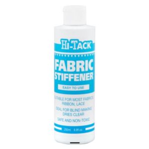 Impex Hi-Tack Fabric STIFFENER Ribbon Lace Bows 250ml