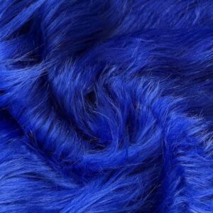 Super Luxury Faux Fur Fabric Material EXTRA LONG ROYAL