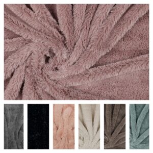Luxury Glitter Short Plush Faux Fur Fabric Material
