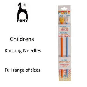 Pony Childrens Single Ended Knitting Needles