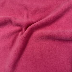 QUALITY Anti Pil Polar Fleece Fabric Material CERISE